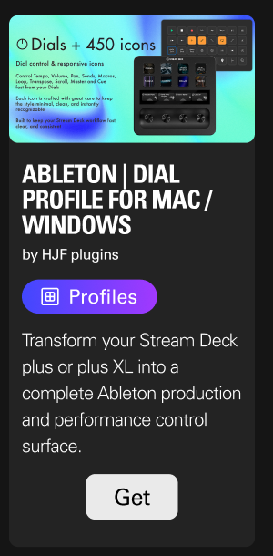 Ableton | Dial Profile for Mac / Windows by HJF plugins