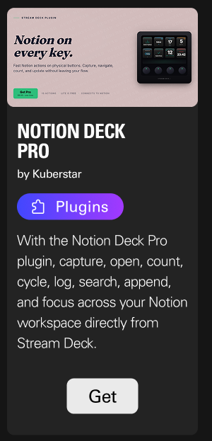 Notion Deck Pro by Kuberstar