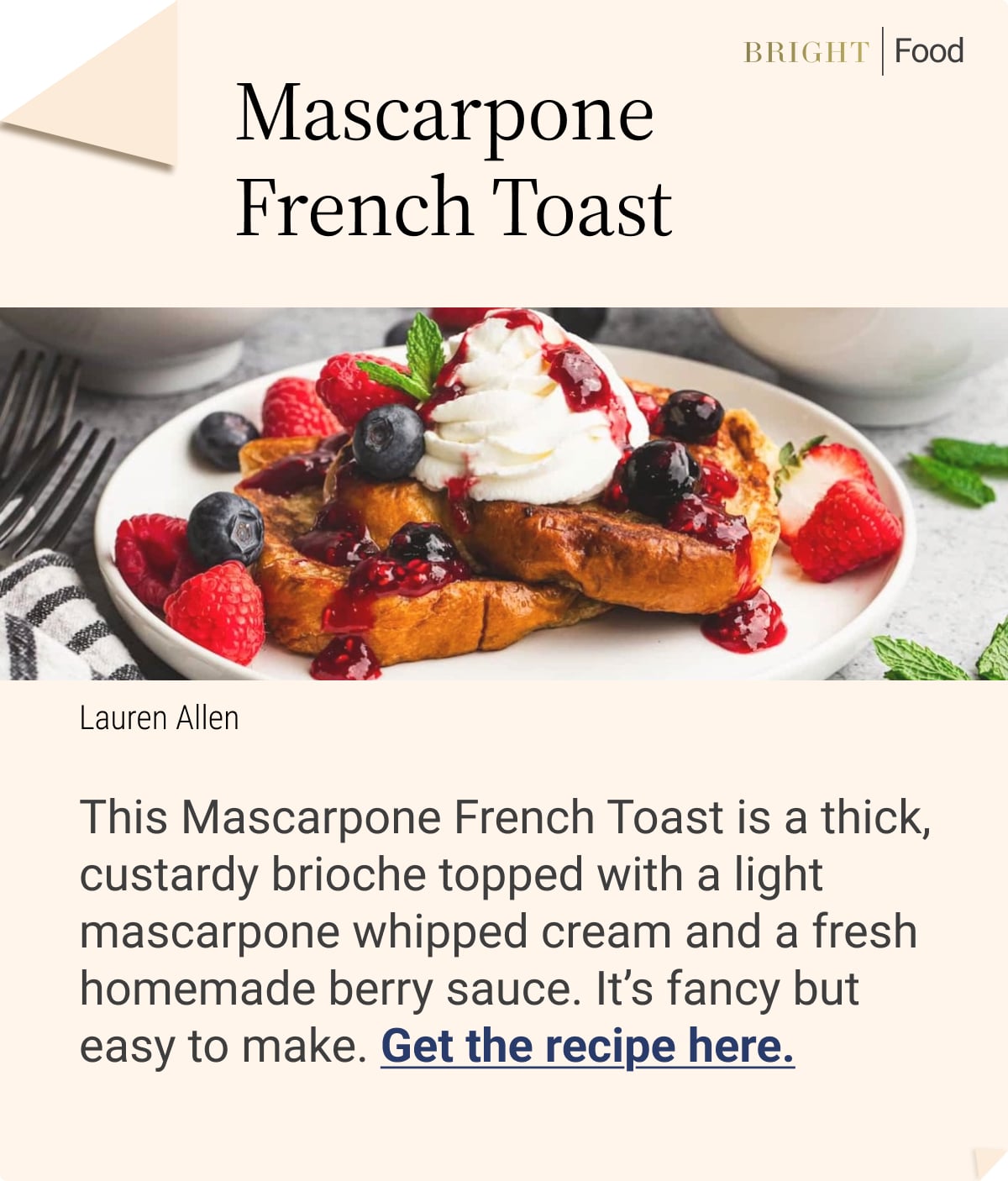 Today's Recipe Today's Recipe