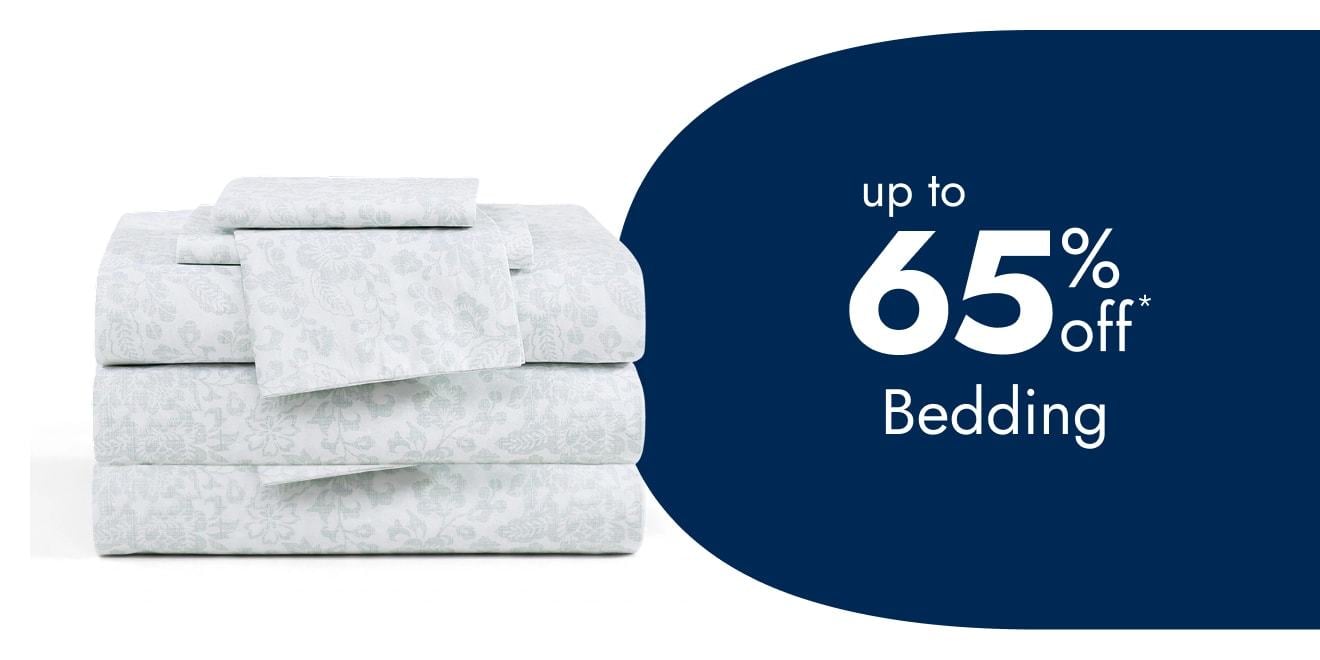 Up to 65% Off Bedding