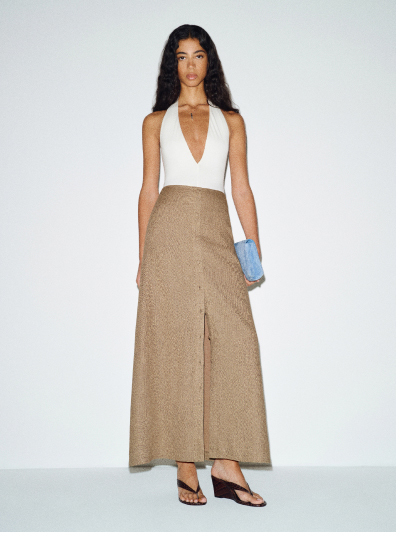 Andi Linen Maxi Skirt