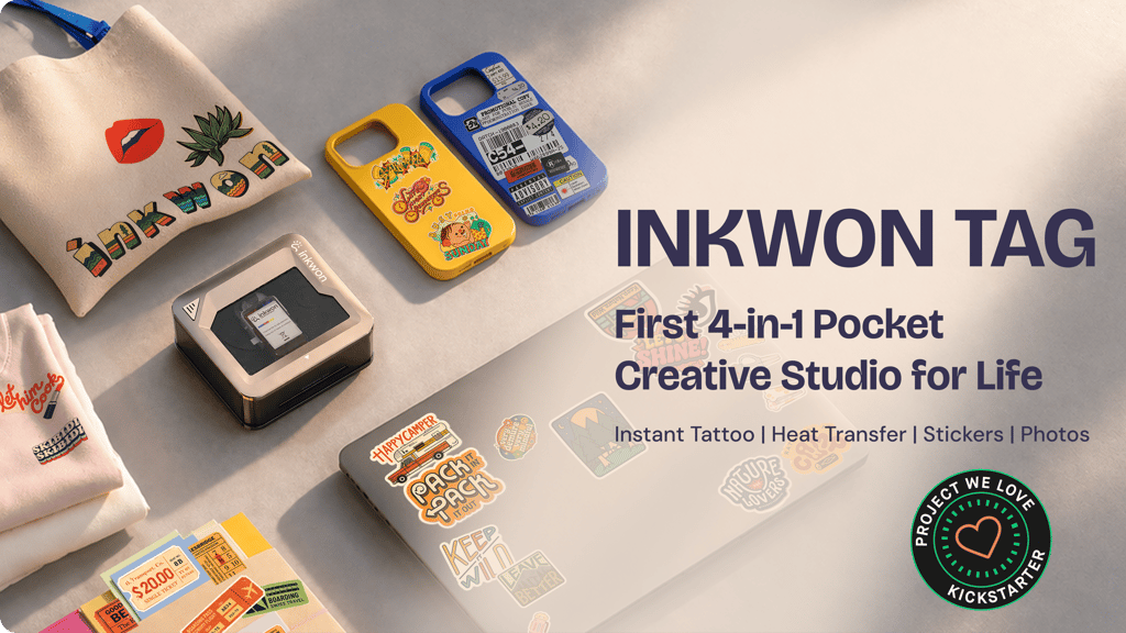 INKWON Tag: 4-in-1 Pocket Creative Studio