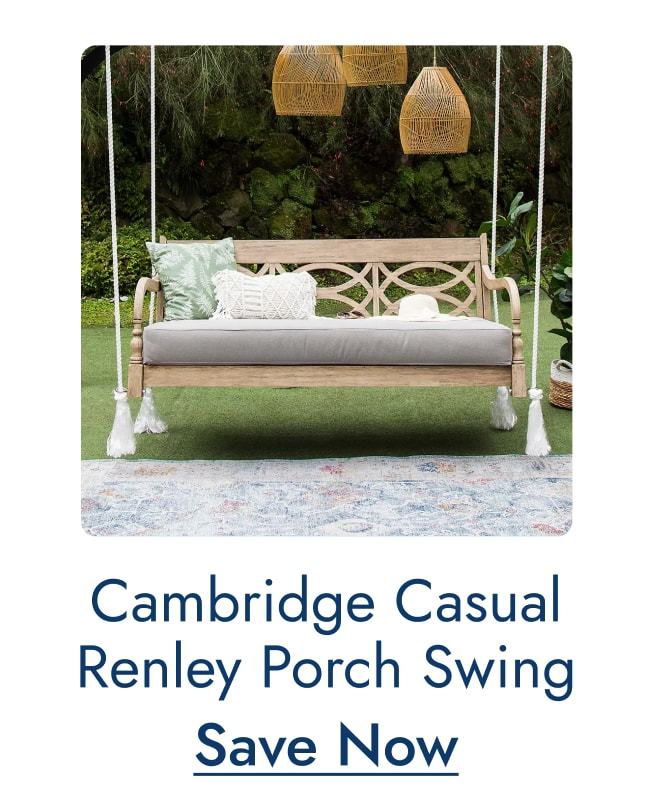 Cambridge Casual Renley Wood Outdoor Porch Swing