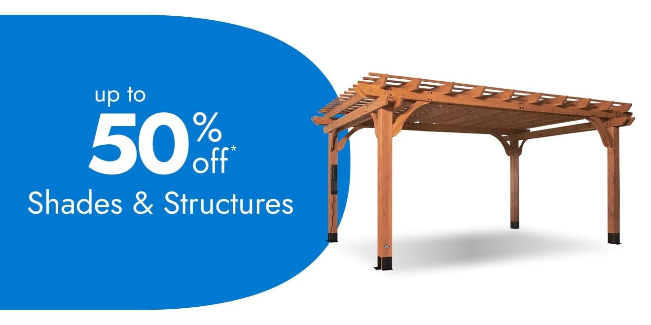 Shade & Structures up to 50% off