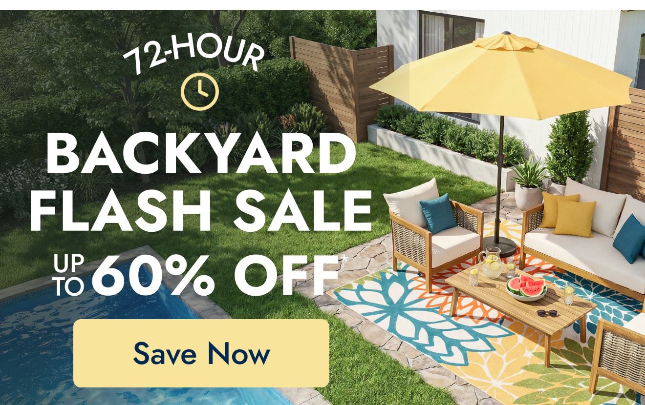 Backyard Flash Sale—Up to 60% Off
