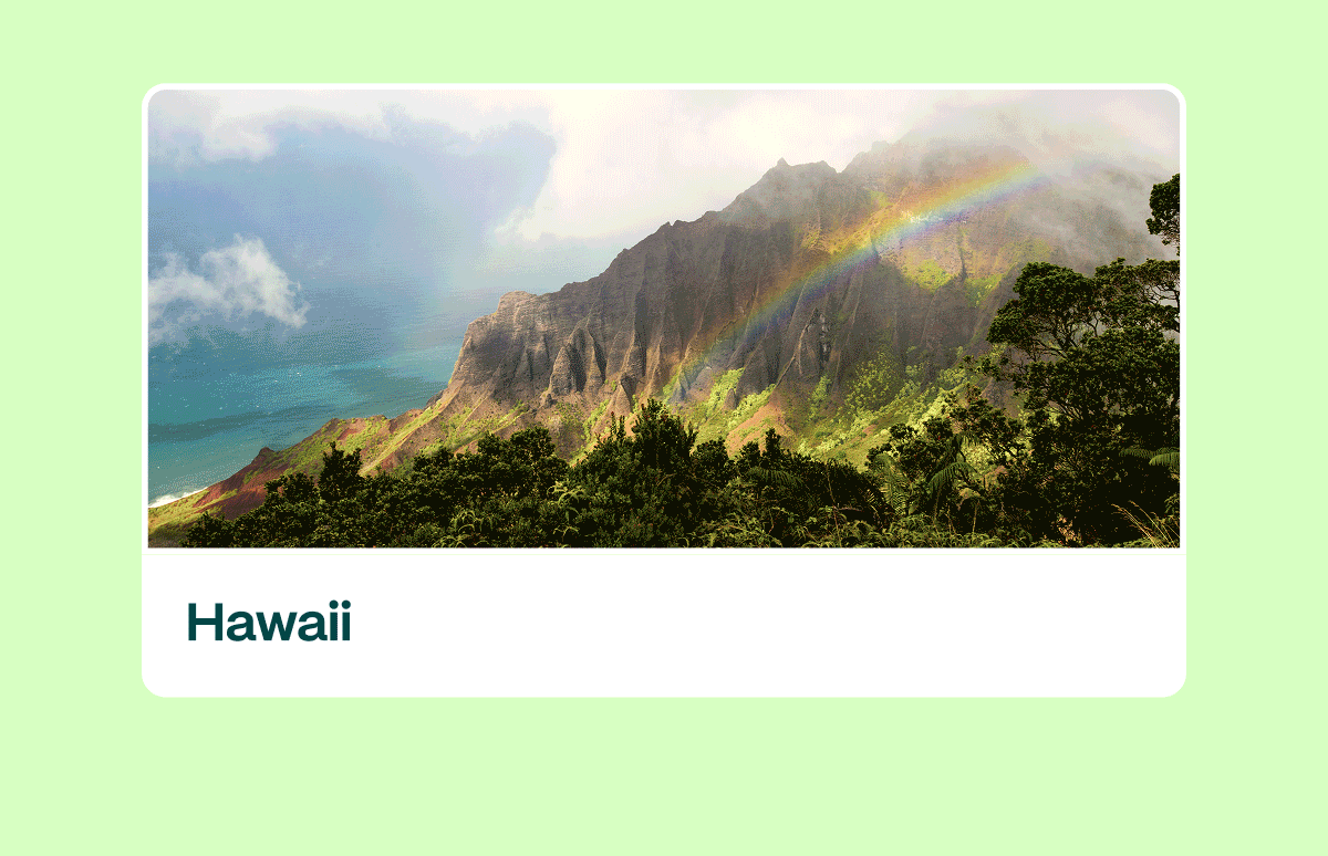 Destinations: Italy, Brazil, Dominican Republic, Hawaii
