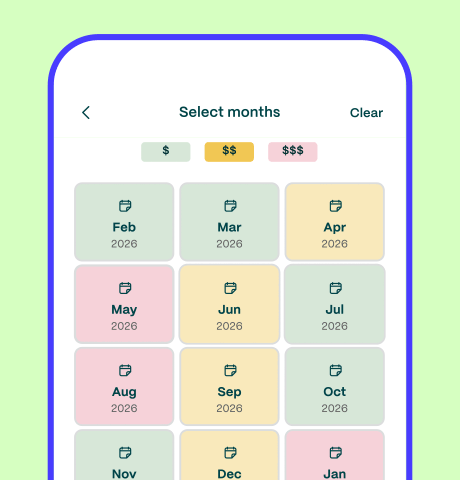 Choose months