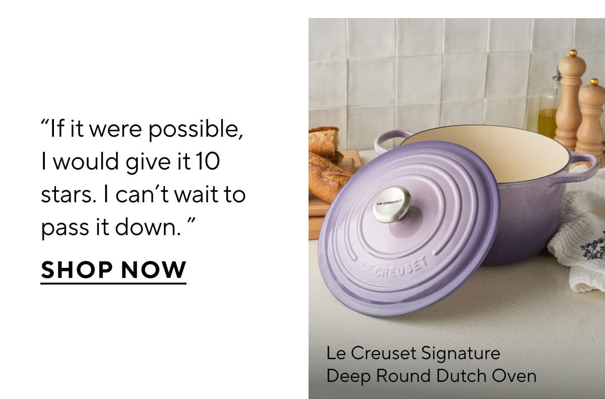 Le Creuset Signature Deep Round Dutch Oven, 6.5 qt. Le Creuset Signature Deep Round Dutch Oven, 6.5 qt.