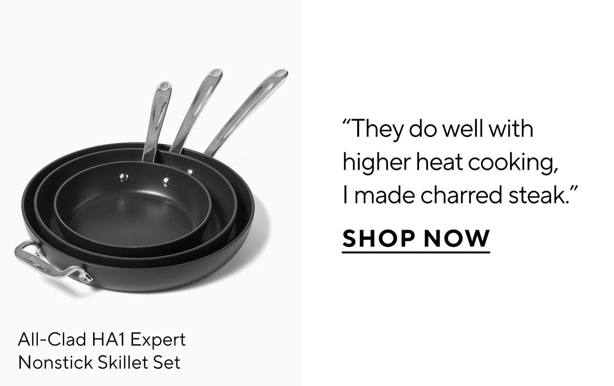 All-Clad HA1 Expert Nonstick Skillet Set, All-Clad HA1 Expert Nonstick Skillet Set,