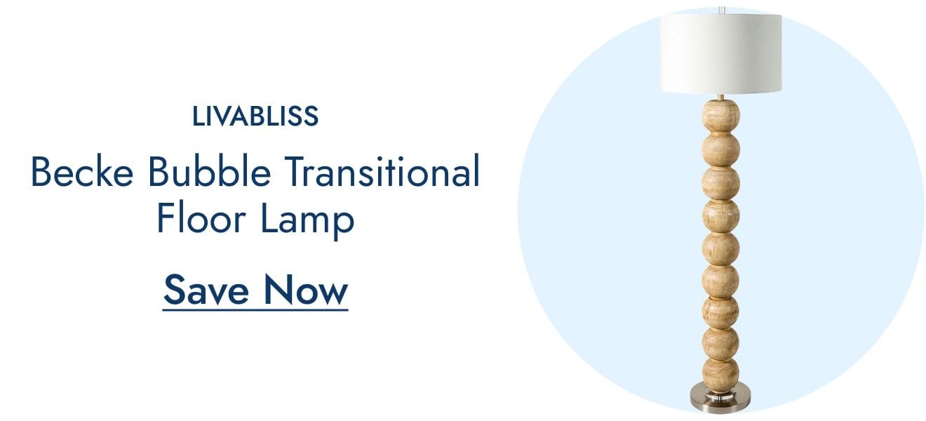 Becke Bubble Transitional Floor Lamp