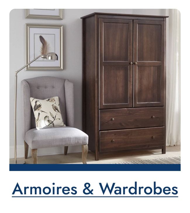 Save on Armoires & Wardrobes