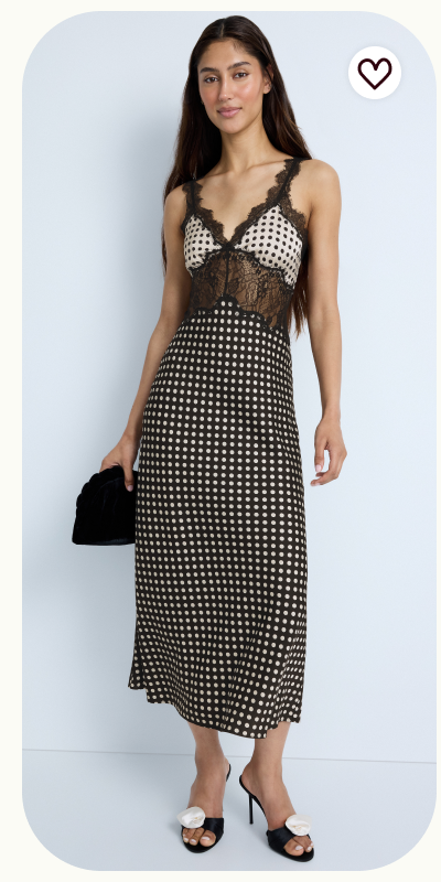 Lace Detail Slip Dress