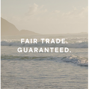 Fair trade guaranteed