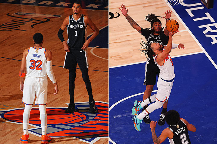 Karl-Anthony Towns, Victor Wembanyama, Stephon Castle, Jalen Brunson