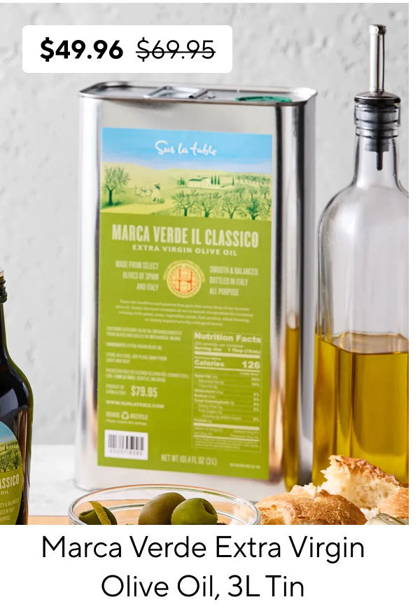 Sur La Table Marca Verde Extra Virgin Olive Oil