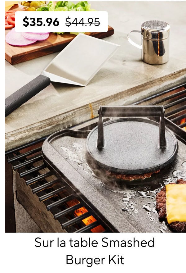 Sur La Table Smashed Burger Kit