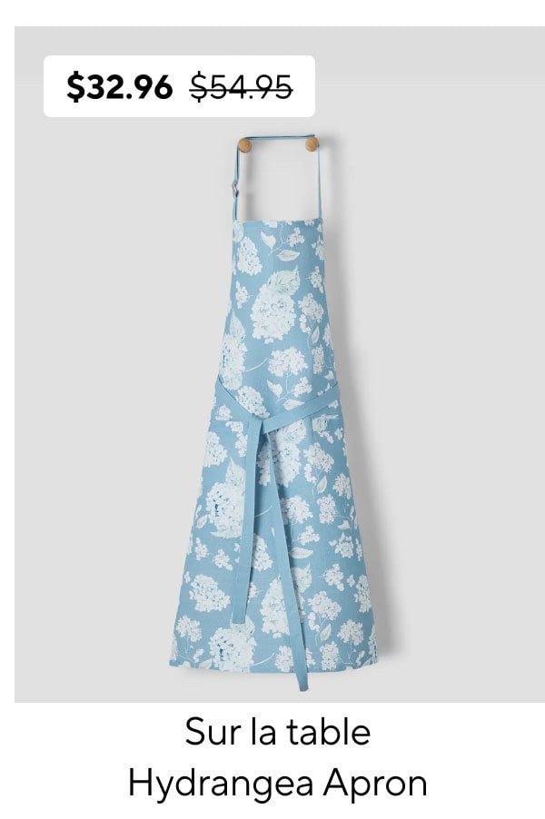 Sur La Table Hydrangea Apron