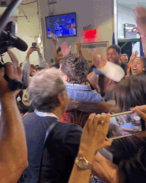 Fans celebrate