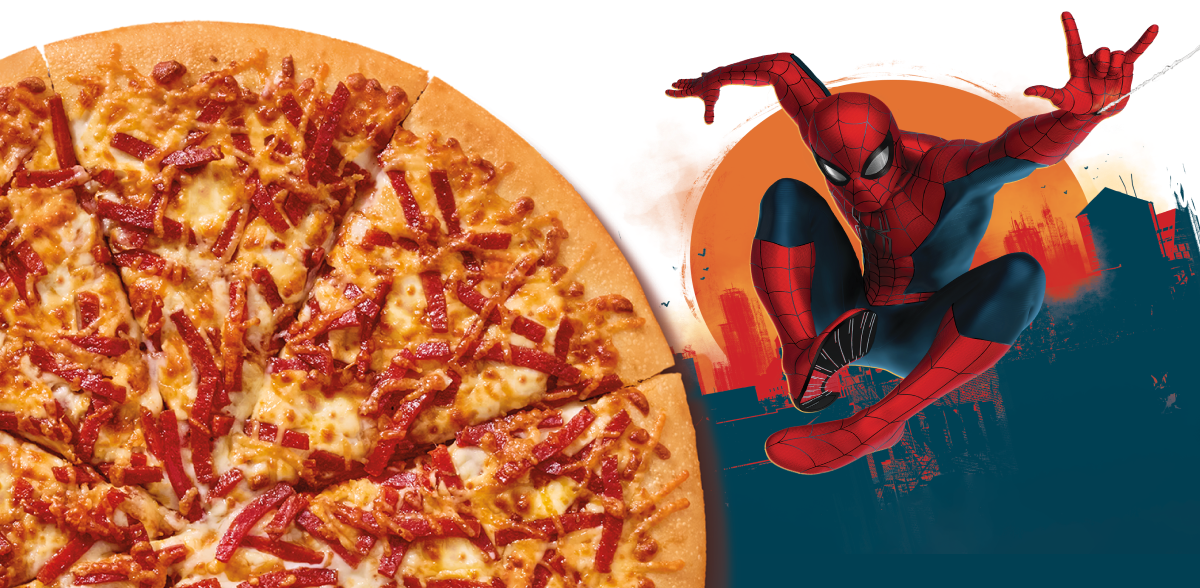 Spider-Man: Webberoni Pizza.
