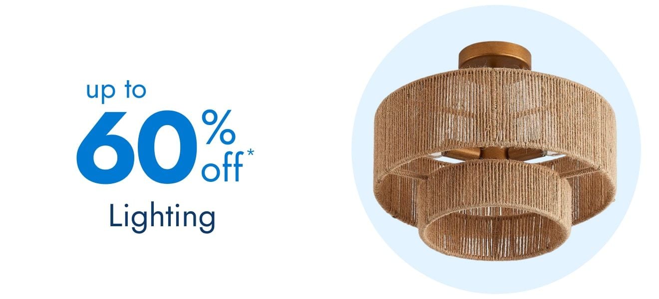 Lighting Up to 60% Off