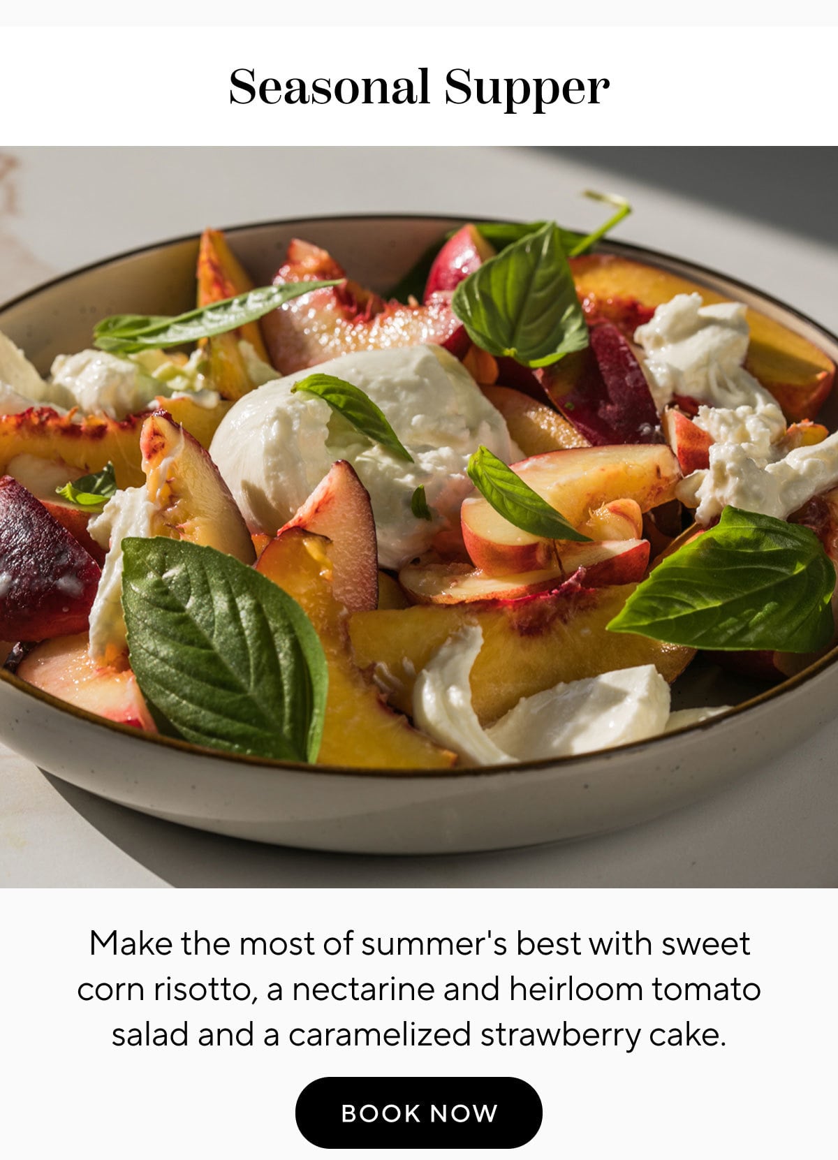 Date Night: Seasonal Supper