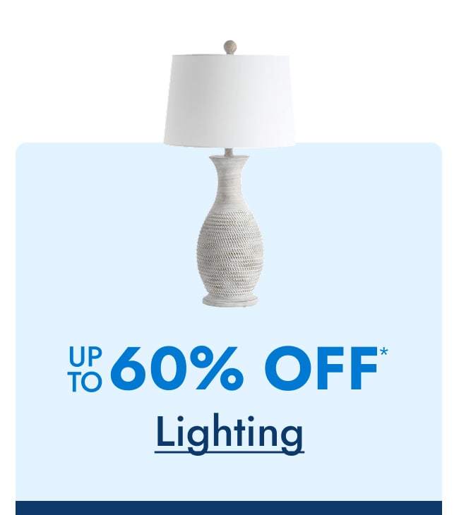Lighting Up to 60% Off