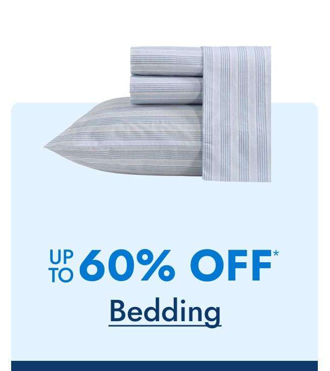 Bedding Up to 60% Off