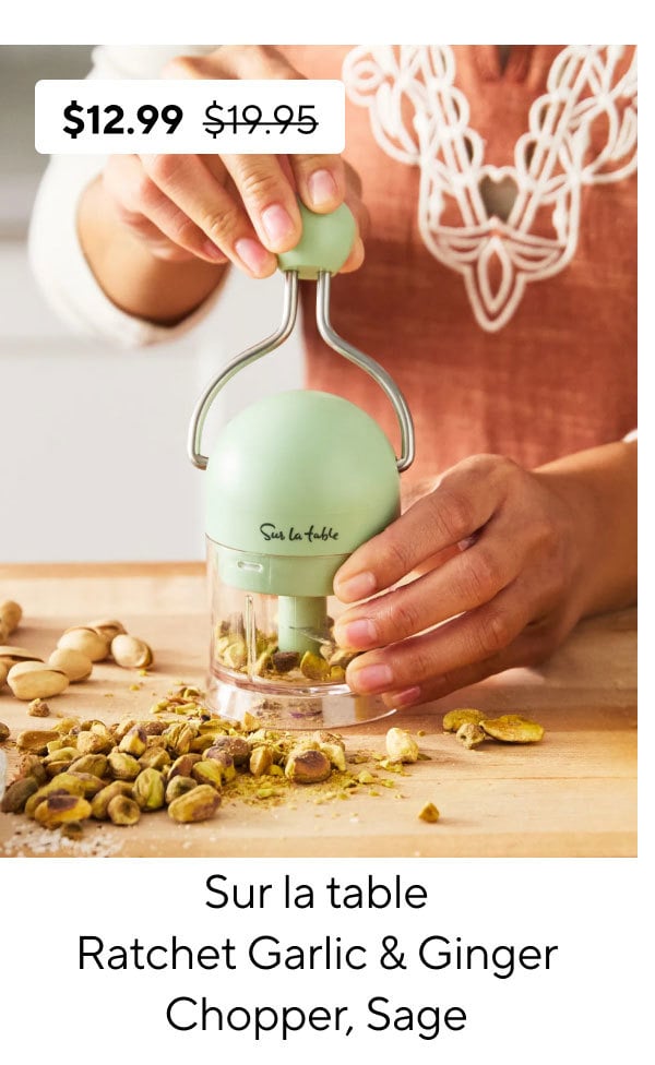 Sur La Table Ratchet Garlic & Ginger Chopper Sur La Table Ratchet Garlic & Ginger Chopper