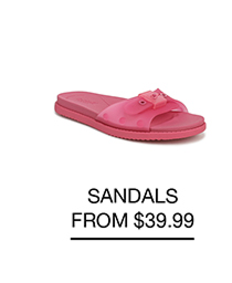 Sandals From $39.99