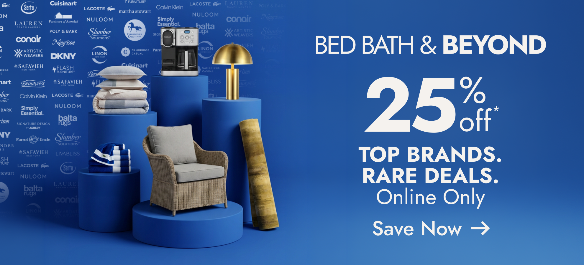 Bed Bath & Beyond—25% Off Top Brands