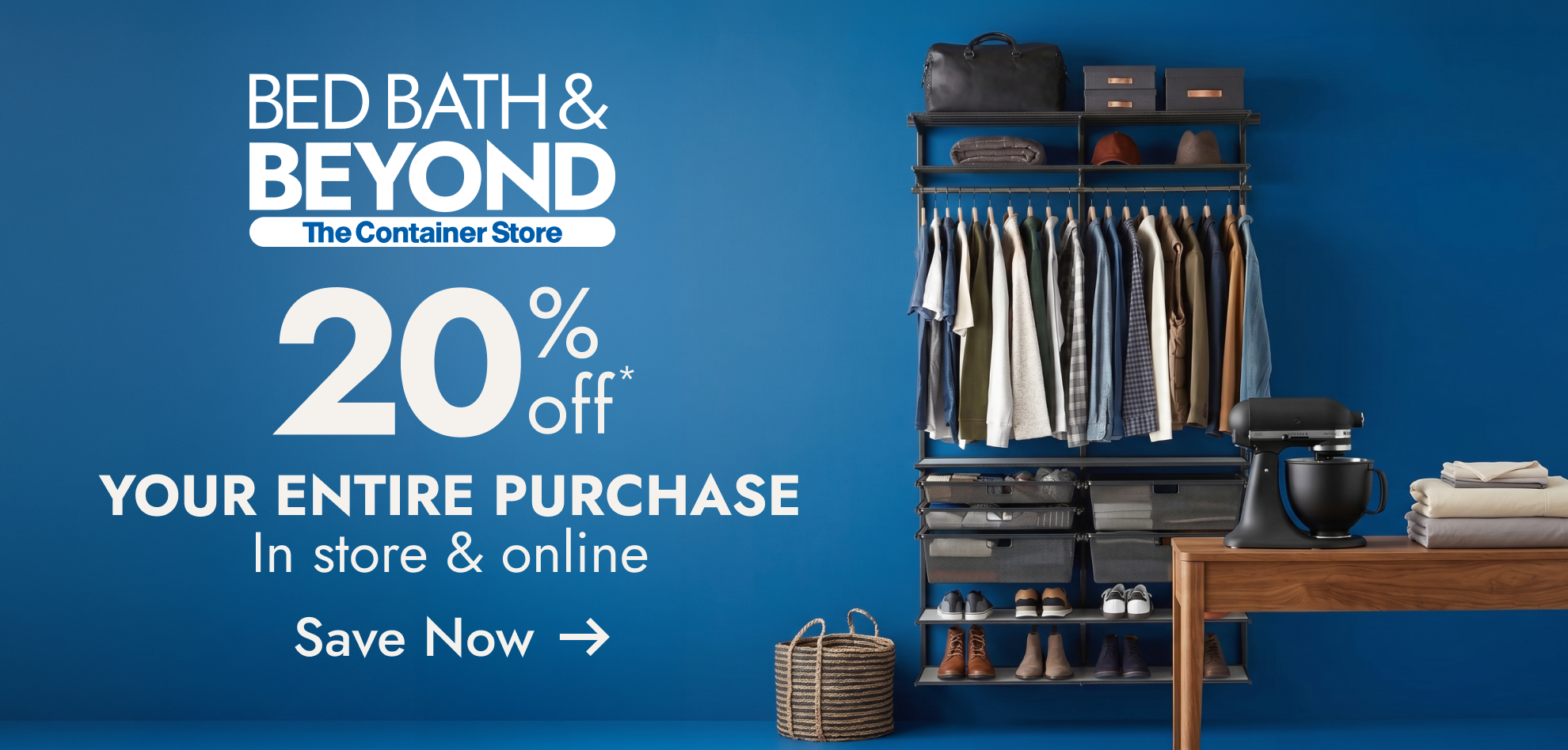 The Container Store—20% Off Your Purchase Storewide & Sitewide