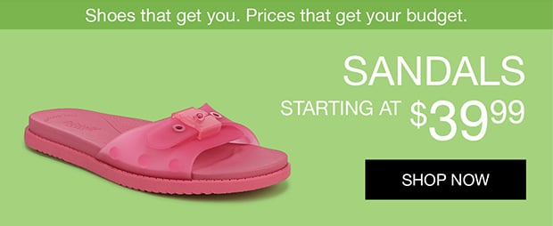 Sandals Starting At $39.99 - Shop Now