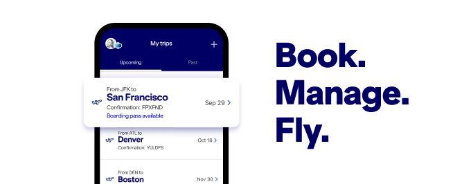 Book. Manage. Fly.