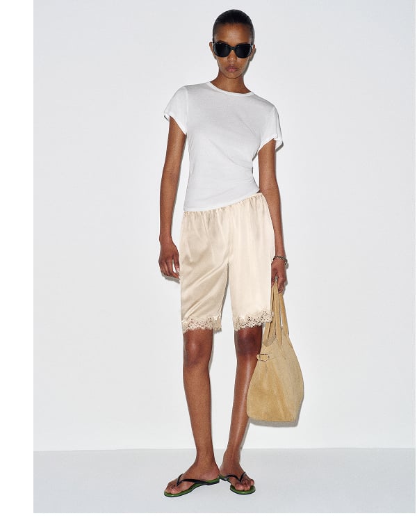 Clara Silk Bermuda Short