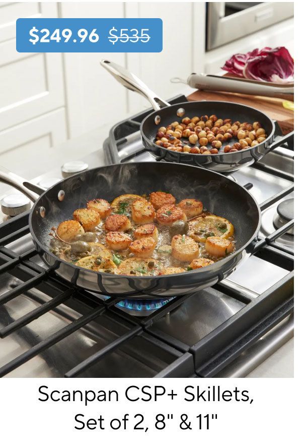 Scanpan CSP+ Skillets Set of 2, 8