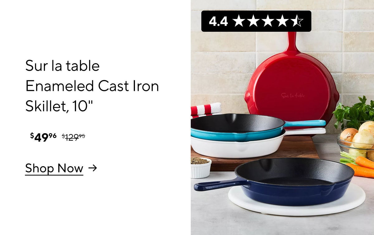 Sur La Table Enameled Cast Iron Skillet, 10