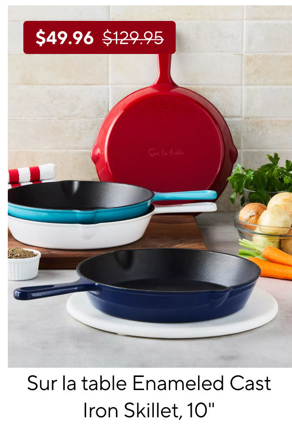 Sur La Table Enameled Cast Iron Skillet, 10