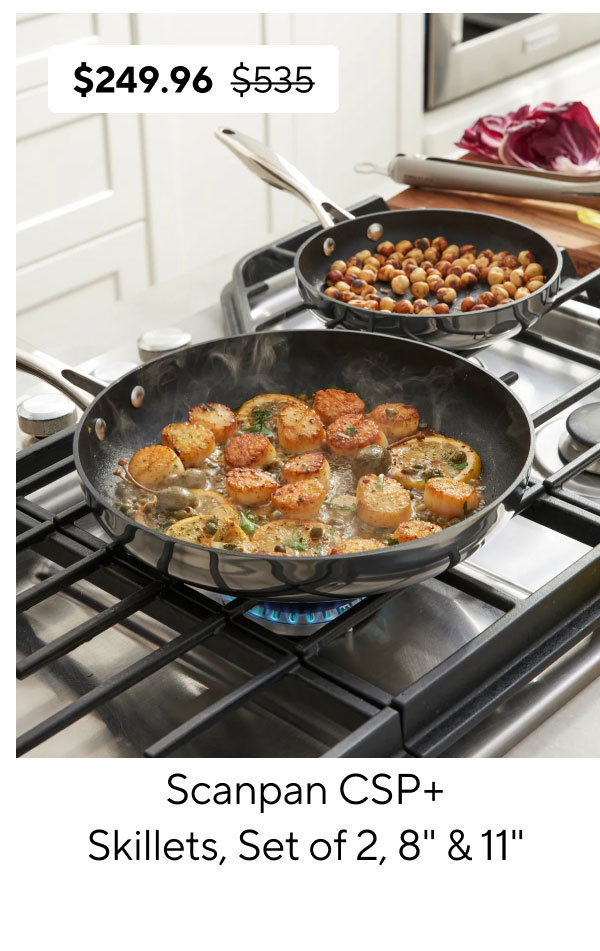 Scanpan CSP+ Skillets, Set of 2, 8