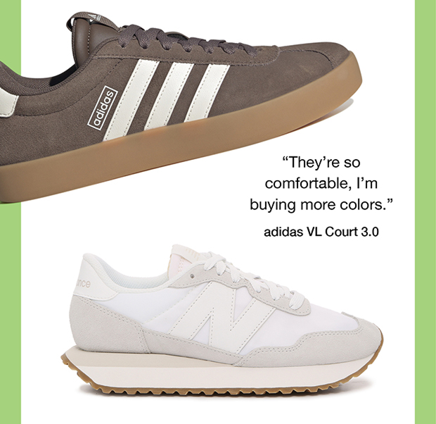They're so comfortable, I'm buying more colors. adidas VL Court 3.0