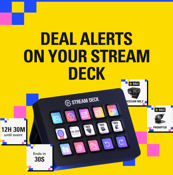Deal alerts on your Stream Deck