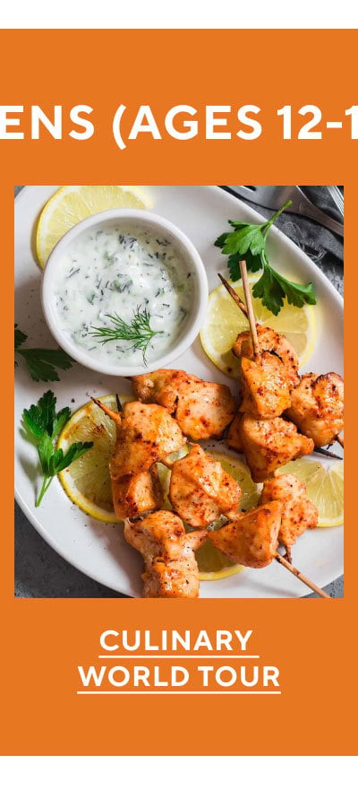 Teens 5-Day Summer Series: Culinary World Tour