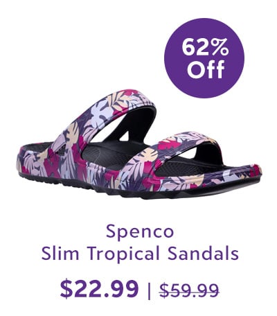 Fusion Slim Tropical Sandals - Medium