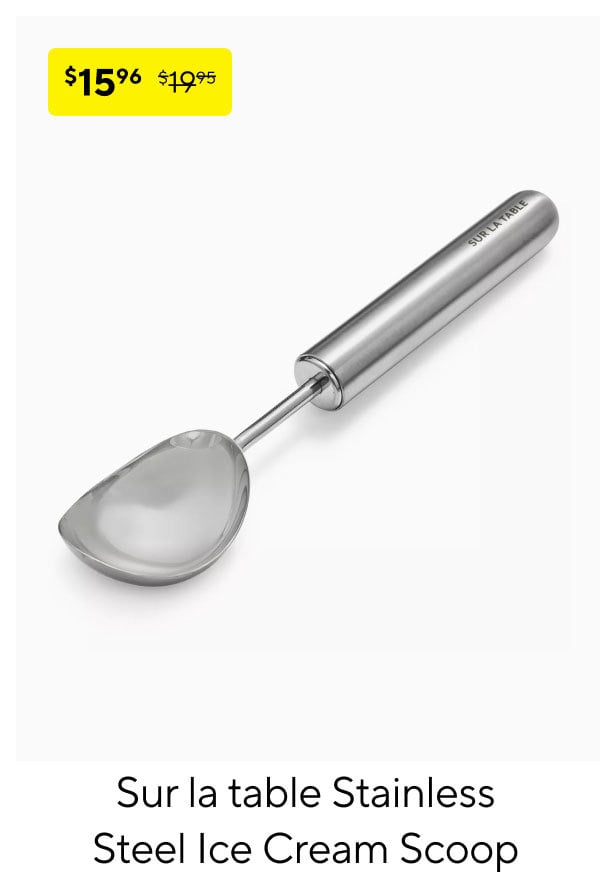 Sur la table Stainless Steel Ice Cream Scoop