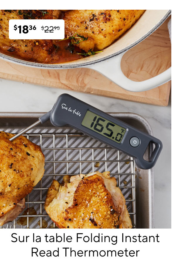 Sur La Table Folding Instant Read Thermometer