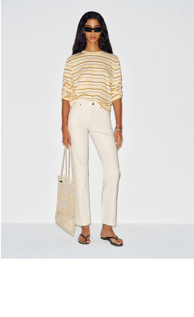 Cynthia High Rise Straight Jeans