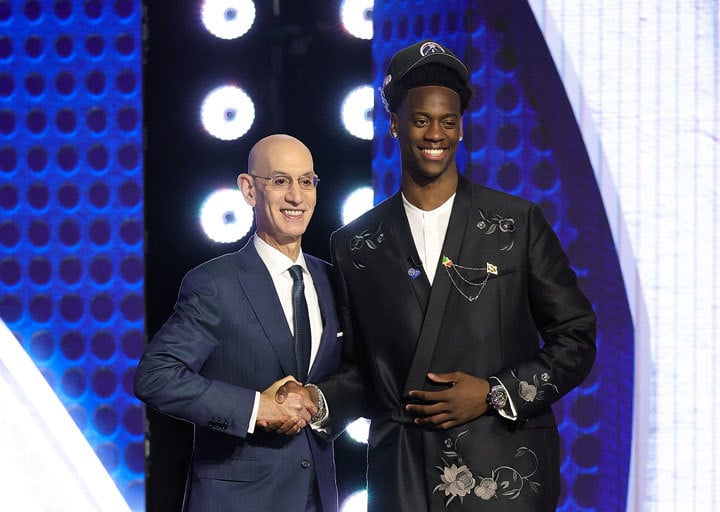 Adam Silver, AJ Dybantsa
