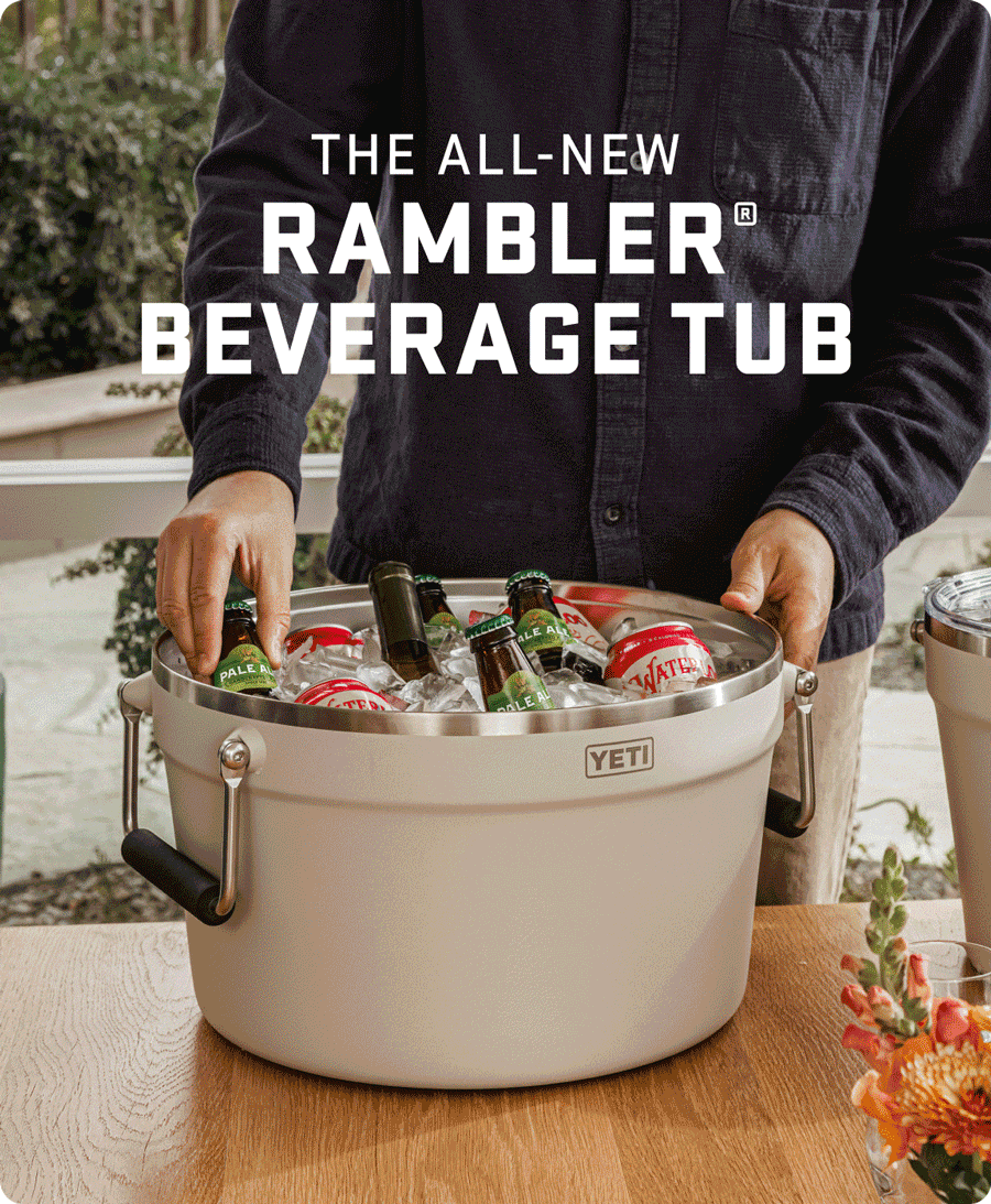 The All-New Rambler® Beverage Tub