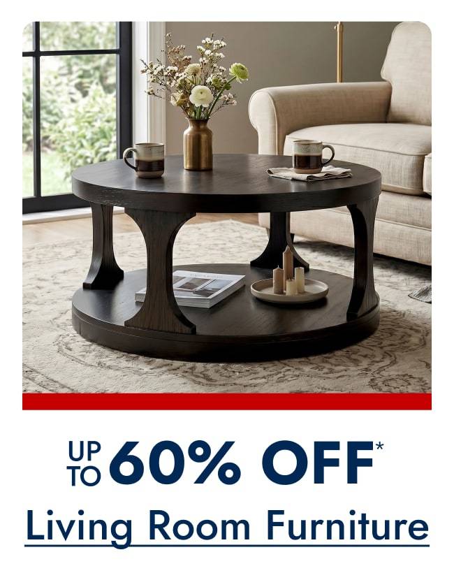 Living Room Furniture Up to 60% off