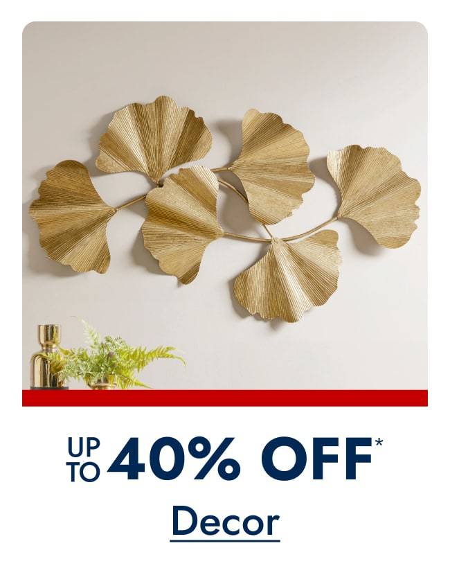Decor Up to 40% off