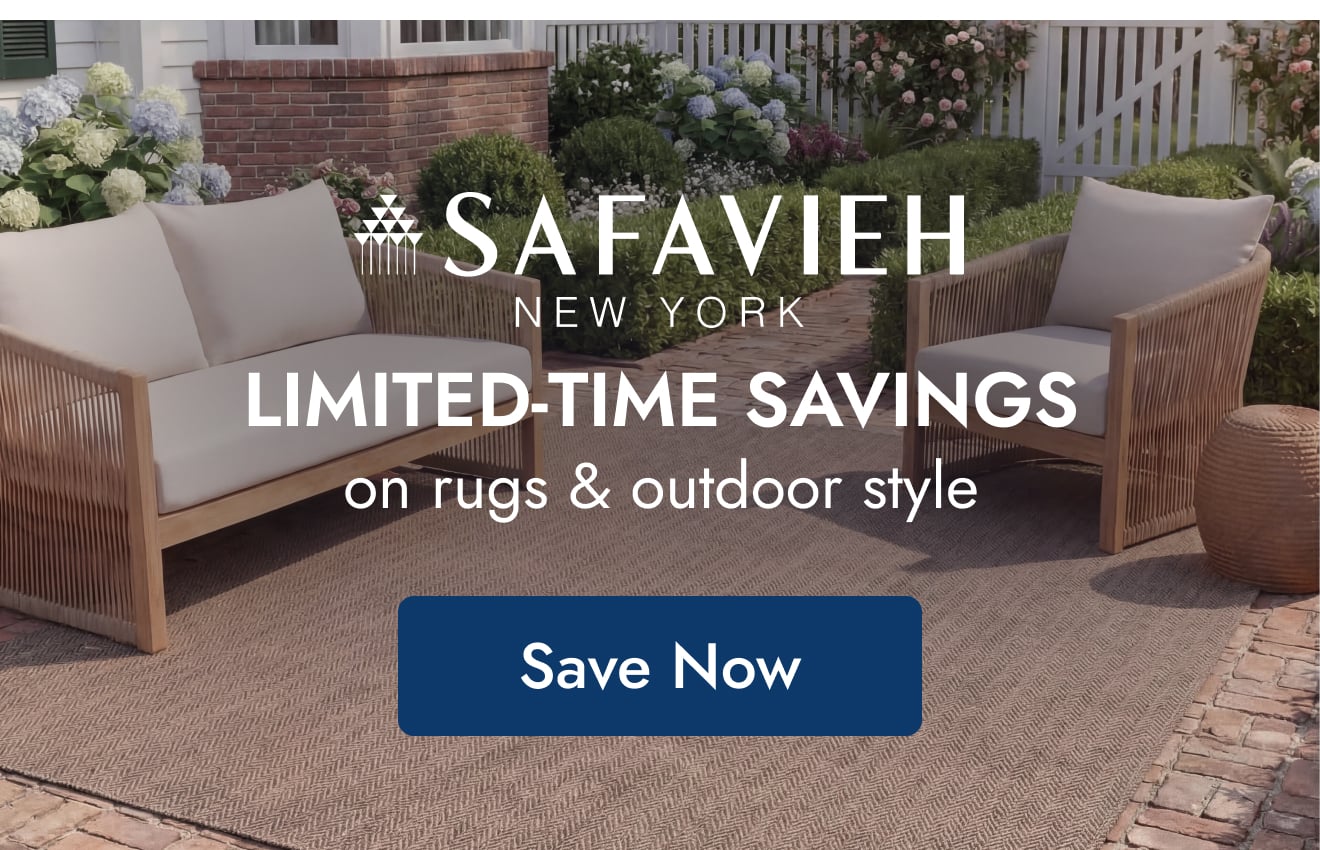 Safavieh: Limited-Time Savings on Rugs & Outdoor Style